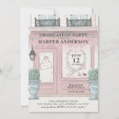 Invitation Pâtisserie Paris Pink Photo (Devant)