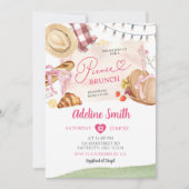 Invitation Pâtisserie Pique-nique Pink Summer Fête des mariée (Devant)