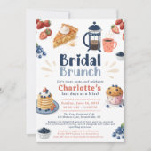 Invitation Pâtisseries de Whimsical Café Brunch Fête des mari (Devant)