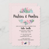 Invitation Pâtisseries et culottes (Devant / Derrière)
