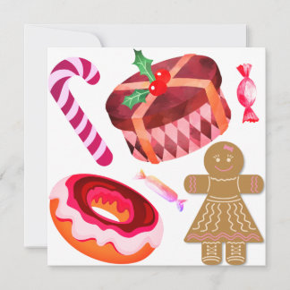 Invitation Pâtisseries glaçage rose Canneberges Filles pain d