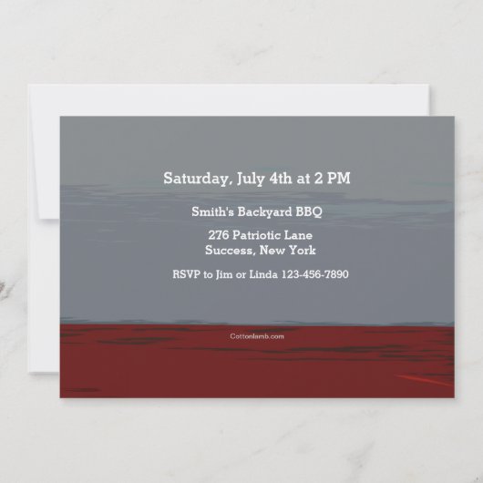Invitation Patriotic Cupcakes (Dos)