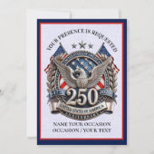 Invitation Patriotic Semiquincentennial (Devant)