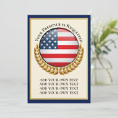 Invitation PATRIOTIQUE (Debout devant)