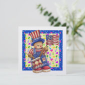 Invitation Patriotique - 4 juillet - Fête de l'Indépendance ! (Debout devant)