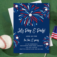 Patriotique Baseball & Feu d'artifice 4 juillet