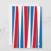 Invitation patriotique de ballons (Dos)