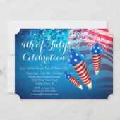 Invitation patriotique de partie de feux (Devant)