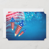 Invitation patriotique de partie de feux (Dos)