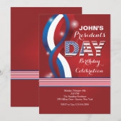 Invitation patriotique de partie de jour (Devant / Derrière)