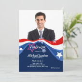 Invitation patriotique de photo de collecteur de (Debout devant)