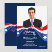 Invitation patriotique de photo de collecteur de (Devant / Derrière)