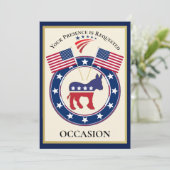 Invitation Patriotique États-Unis (Debout devant)