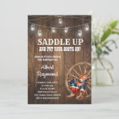 Invitation Patriotique Occidental Anniversaire Pays Rouge Bla (Debout devant)