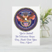 Invitation Patriotique ou vétéran Voir les commentaires de l' (Debout devant)