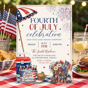 Invitation patriotique pour le 4 juillet