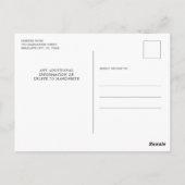 Invitation Patriotique Red Blue Floral Graduation (Dos)