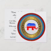 Invitation patriotique républicaine - SRF (Devant / Derrière)