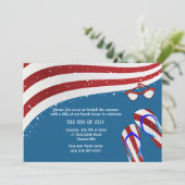 Invitation Patriotique Summer Fun (Debout devant)