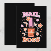 Invitation Patron de manucure (Devant / Derrière)