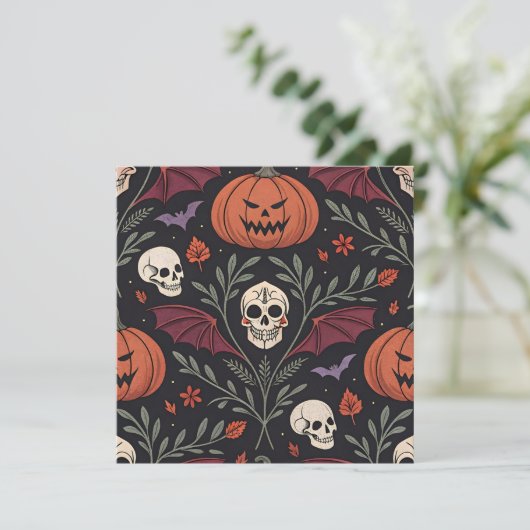 Invitation Pattern d'Halloween (Debout devant)