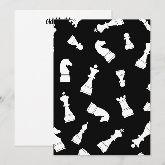 Invitation Patters piézo-bleus (Devant / Derrière)