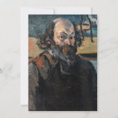Invitation Paul Cezanne - Autoportrait (Devant)