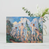 Invitation Paul Cezanne - Baigneurs (Debout devant)