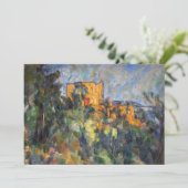 Invitation Paul Cezanne - Château Noir (Debout devant)