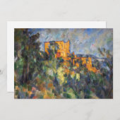 Invitation Paul Cezanne - Château Noir (Devant / Derrière)