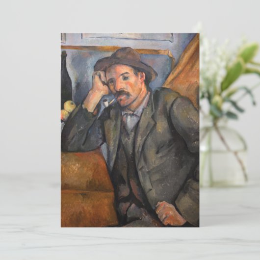 Invitation Paul Cezanne - Fumeur (Debout devant)