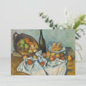 Invitation Paul Cezanne - Le panier des pommes (Debout devant)