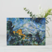 Invitation Paul Cezanne - Mont Saint-Victoire & Château Noir (Debout devant)