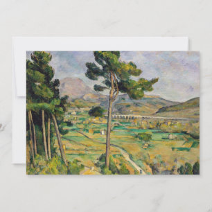 Invitation Paul Cezanne - Mont Sainte-Victoire et Viaduc