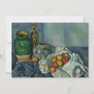 Invitation Paul Cezanne - Nature morte aux pommes