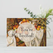 Invitation Paul Cezanne Pommes Oranges Impressionnisme (Debout devant)