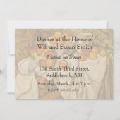 Invitation Paul Cezanne Pommes Oranges Impressionnisme (Dos)