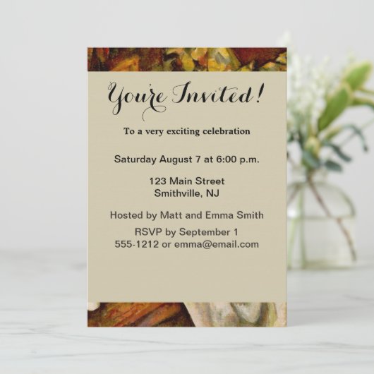 Invitation Paul Cezanne Pomples Oranges Impressionnisme (Debout devant)