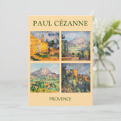 Invitation Paul Cezanne - Sélection de chefs-d'oeuvre paysage (Debout devant)