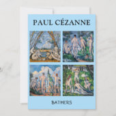 Invitation Paul Cezanne - Sélection des chefs-d'oeuvre de Bat (Devant)