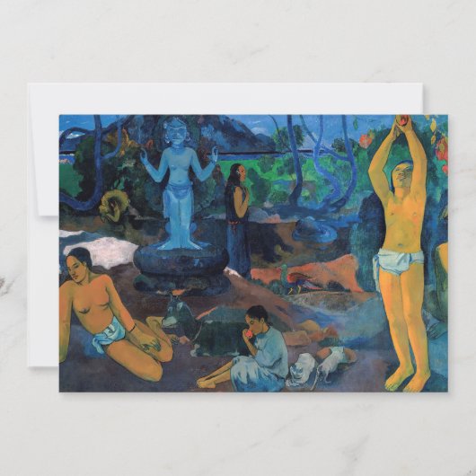 Invitation Paul Gauguin - D'où venons-nous ? (Devant)