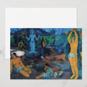 Invitation Paul Gauguin - D'où venons-nous ? (Devant / Derrière)