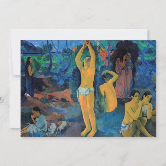 Invitation Paul Gauguin - D'où venons-nous ? (Devant)