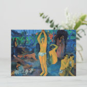 Invitation Paul Gauguin - D'où venons-nous ? (Debout devant)