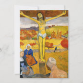 Invitation Paul Gauguin - Le Christ Jaune (Devant)