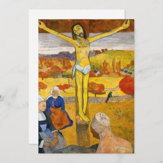 Invitation Paul Gauguin - Le Christ Jaune (Devant / Derrière)