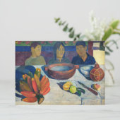 Invitation Paul Gauguin - Le Repas / Bananes (Debout devant)