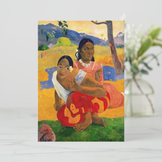 Invitation Paul Gauguin - Quand Vous Marierez-Vous ? (Debout devant)