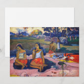 Invitation Paul Gauguin - Source sacrée, Douces Rêves (Devant / Derrière)