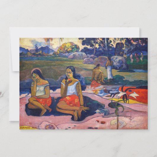 Invitation Paul Gauguin - Source sacrée, doux rêves (Devant)